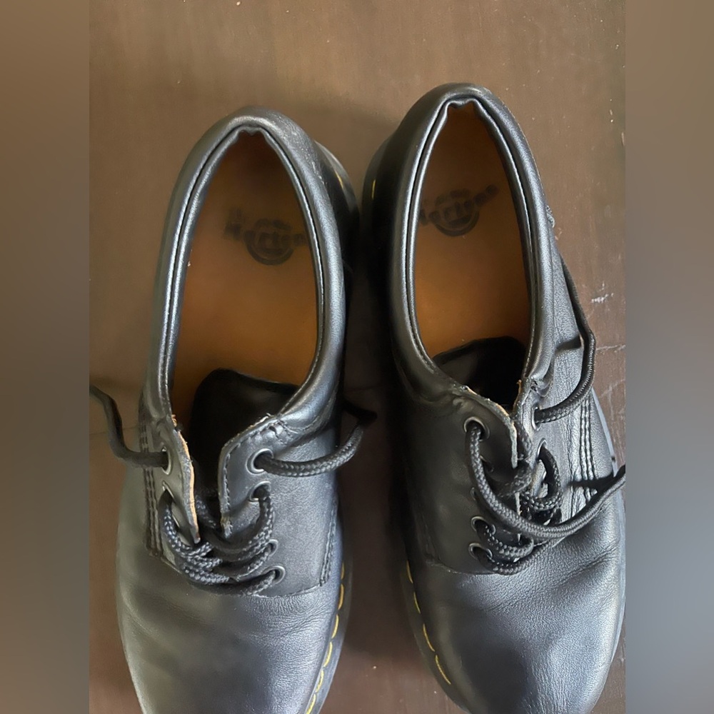 UNISEX Dr. Marten’s Nappa Leather Causal Shoes BLACK Men’s 10 - Picture 5 of 7